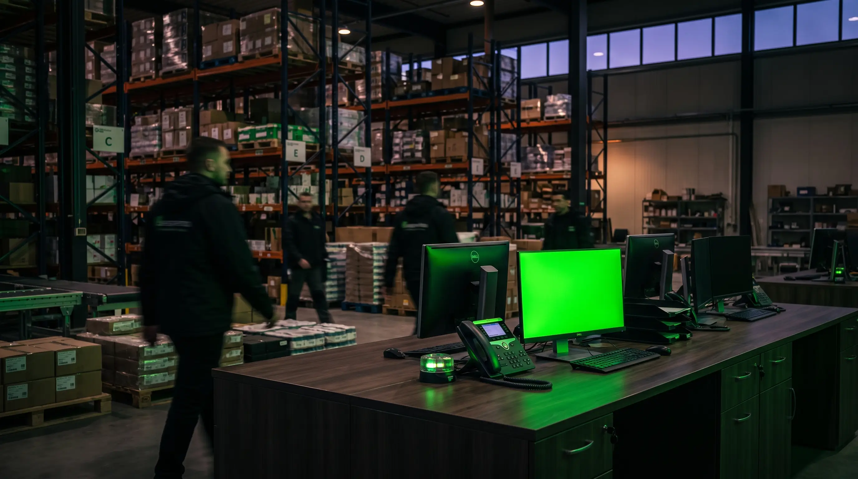 Cannabis Wholesale business at dusk